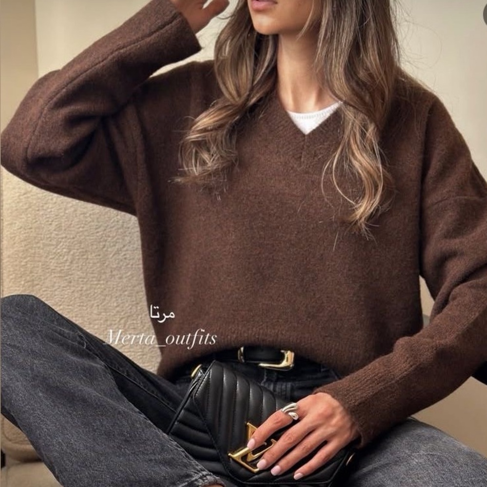 Brown Cashmere Sweater